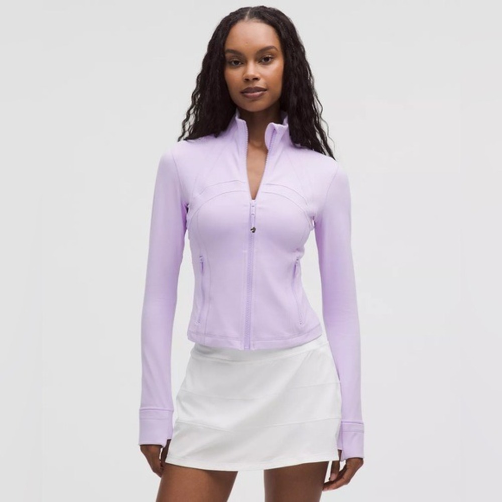 NWT Lululemon 🍋 Cropped Define Nulu Jacket Lavender Frost Size 8